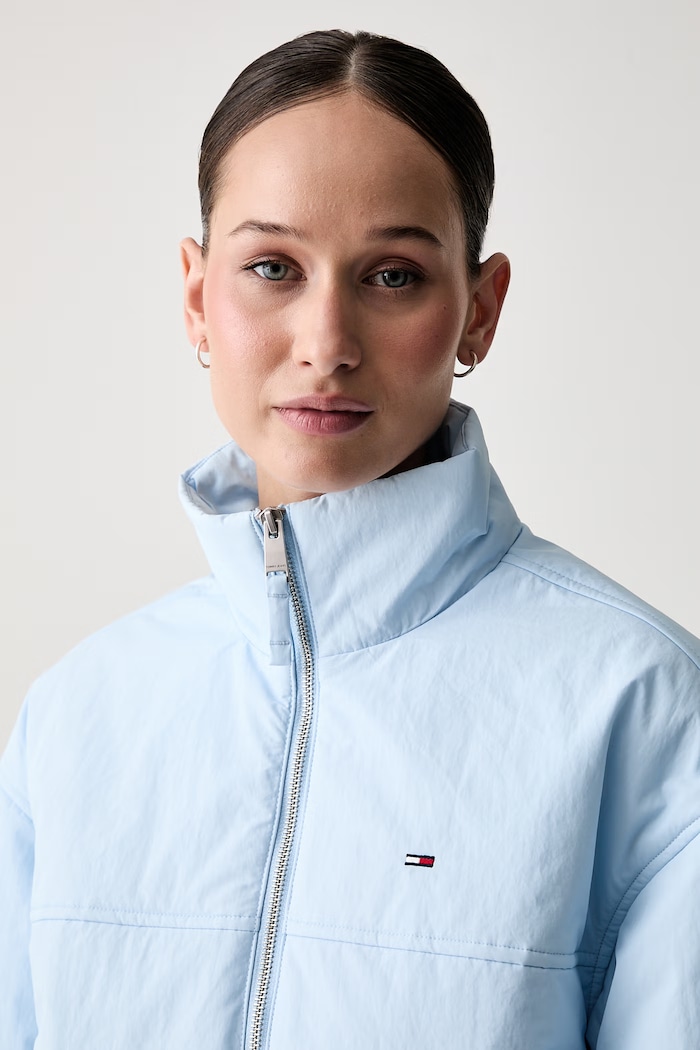 Tommy Jeans jakna ženska modra DW0DW22908