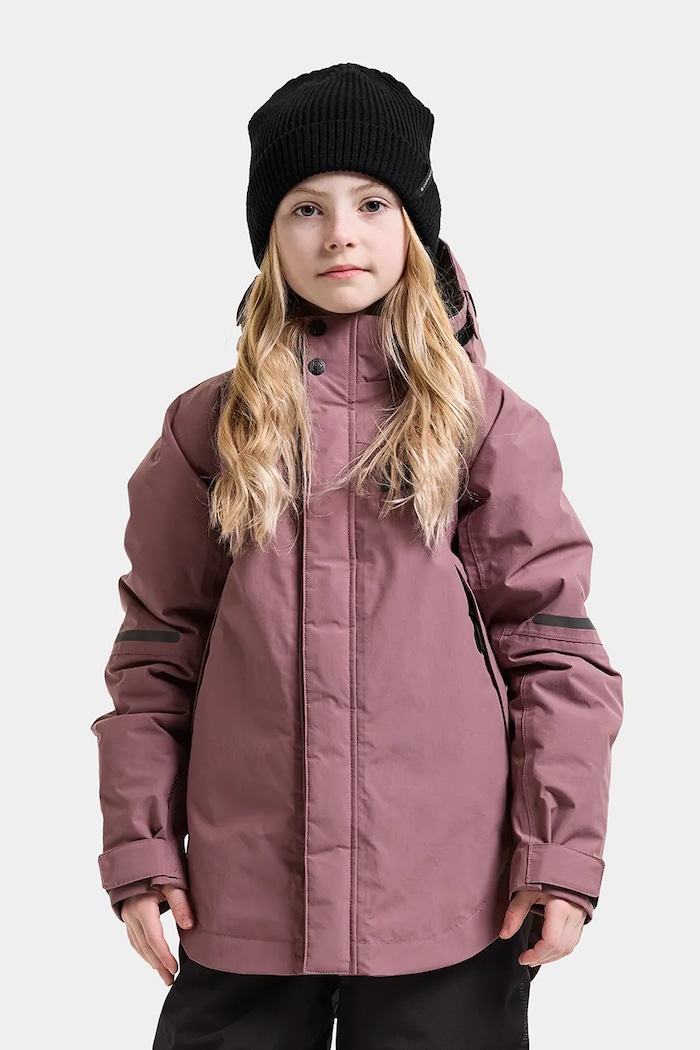 Didriksons Kurtka dziecięca ZIRRA KIDS JACKET różowy 506264
