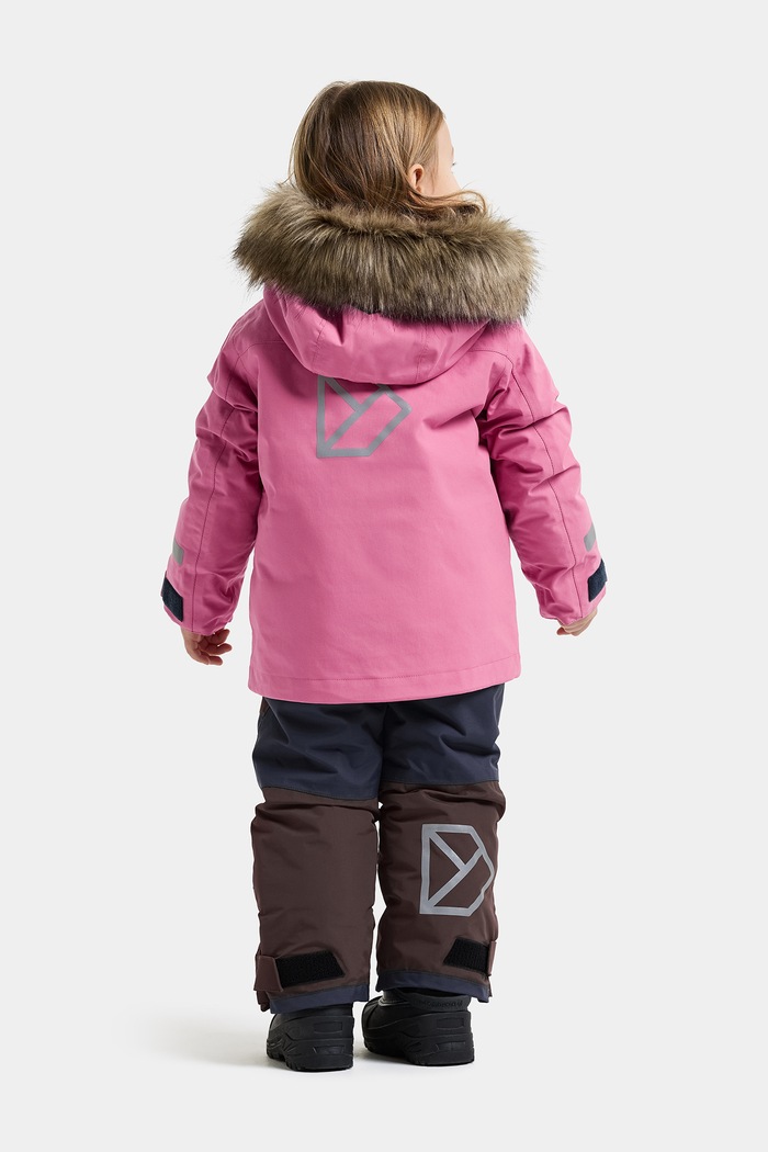 Kurtka zimowa dziecięca BJÄRVEN KIDS PARKA 5 Didriksons 506325.G różowy