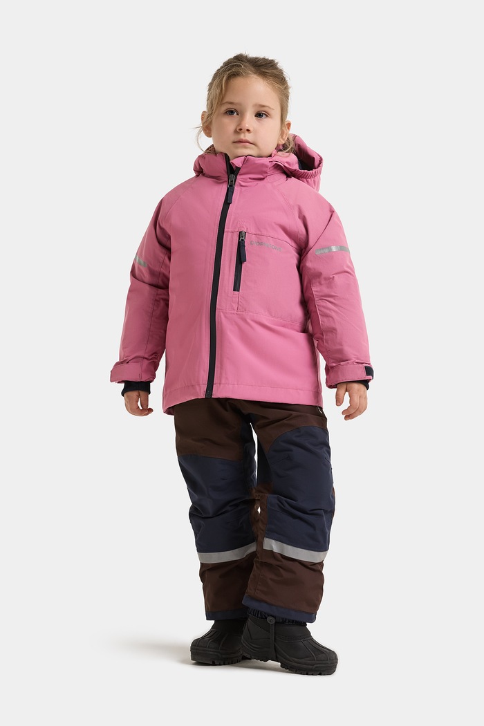 Kurtka zimowa dziecięca FALKEN KIDS JKT 2 Didriksons różowy 506307.G