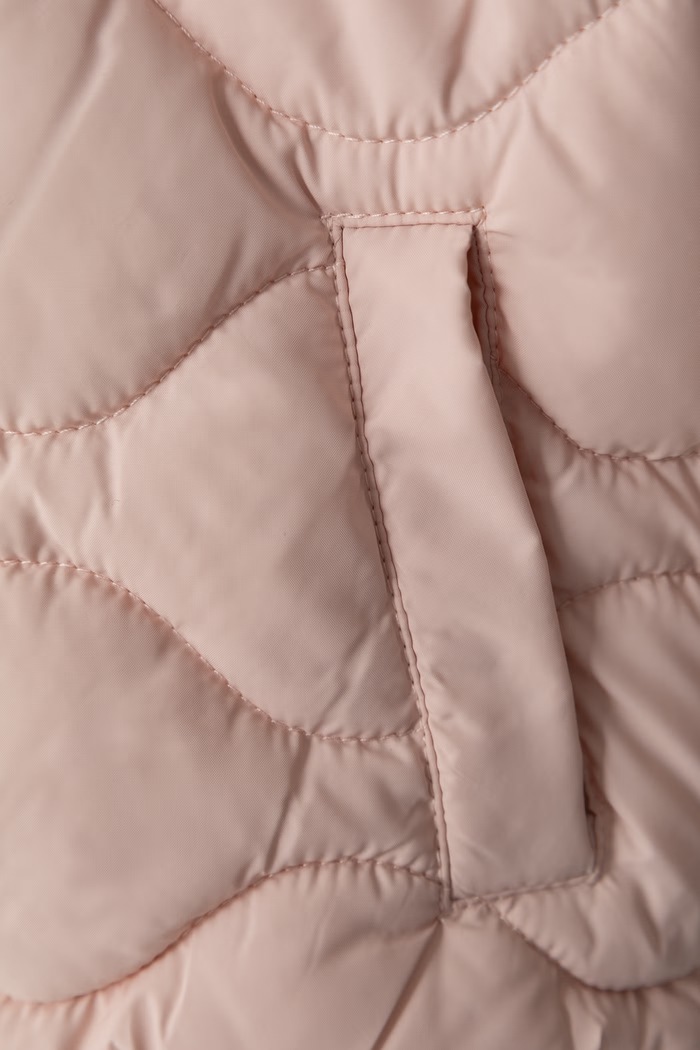 DÍVKA United Colors of Benetton Krátká bunda dětská 2WU0AN018.G.W.Seasonal růžová