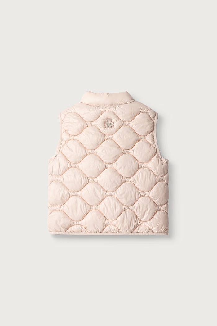 United Colors of Benetton Bezrękawnik dziecięcy 21INGJ00T.P.Seasonal różowy AW26