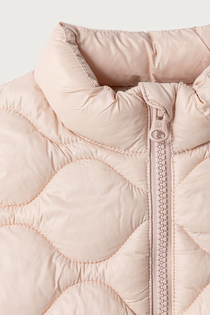 Dziewczynka United Colors of Benetton Bezrękawnik dziecięcy 21INGJ00T.P.Seasonal różowy