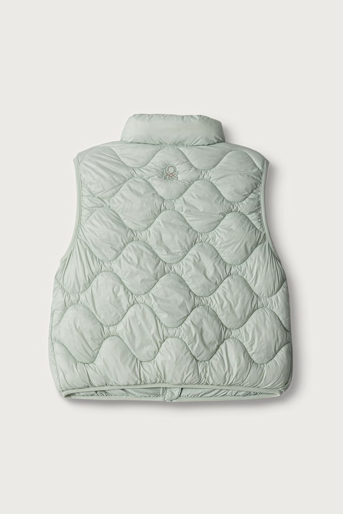 United Colors of Benetton Bezrękawnik dziecięcy 21INCJ01A.G.Seasonal zielony AW26