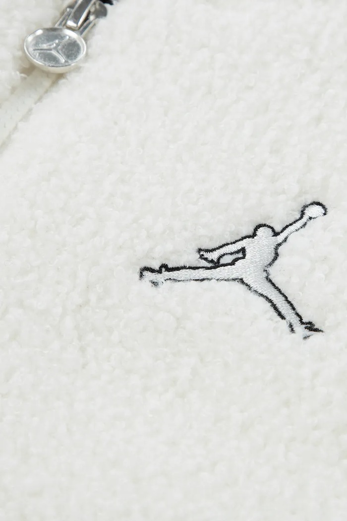 Dziewczynka Jordan Kurtka dziecięca polarowa 45F980 biały