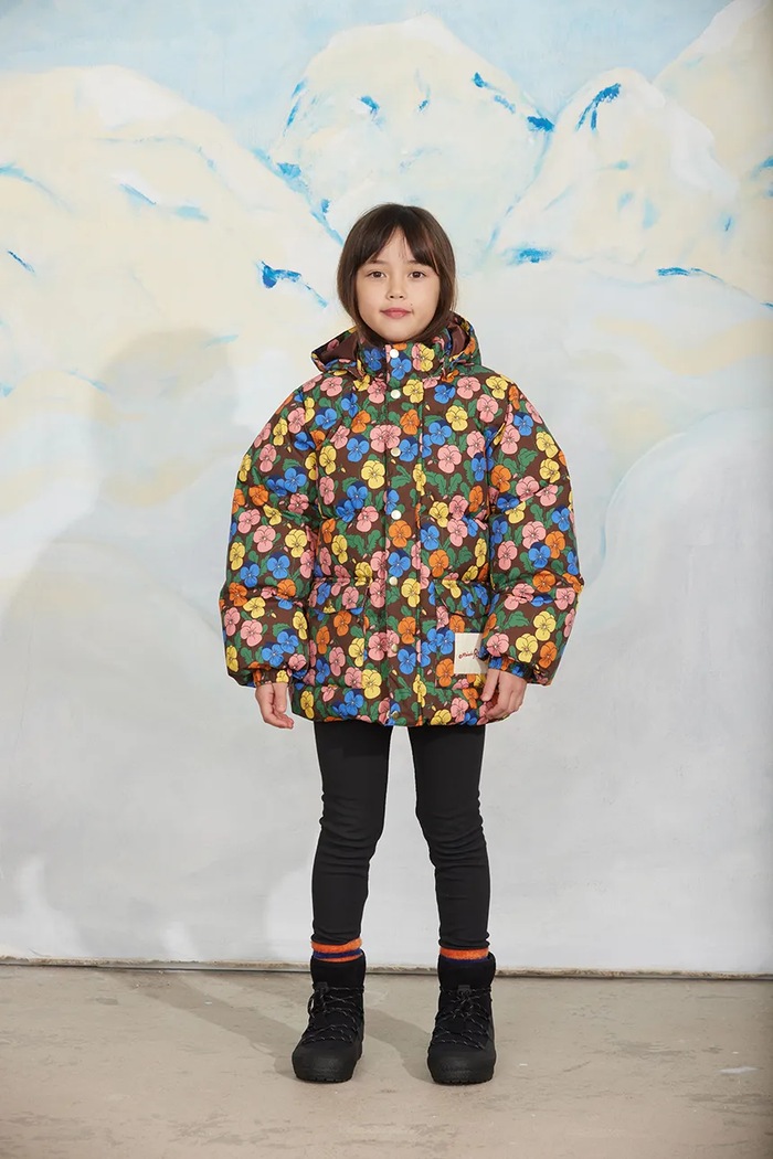 Mini Rodini Kurtka puchowa dziecięca multicolor 26710108