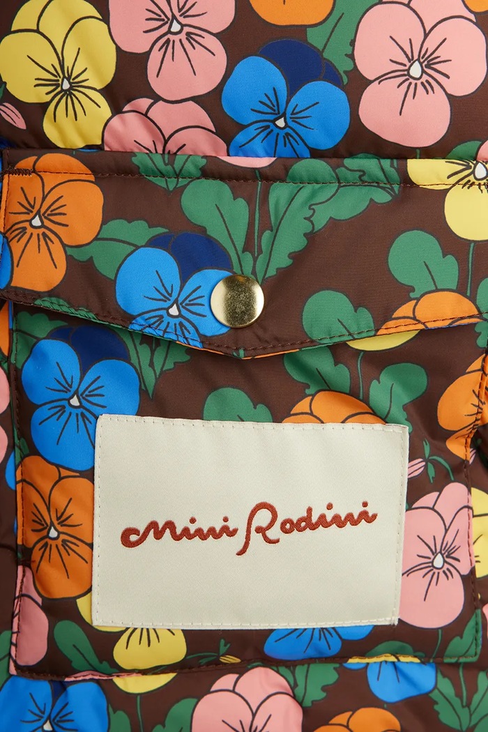 Kurtka puchowa dziecięca Mini Rodini multicolor 26710108