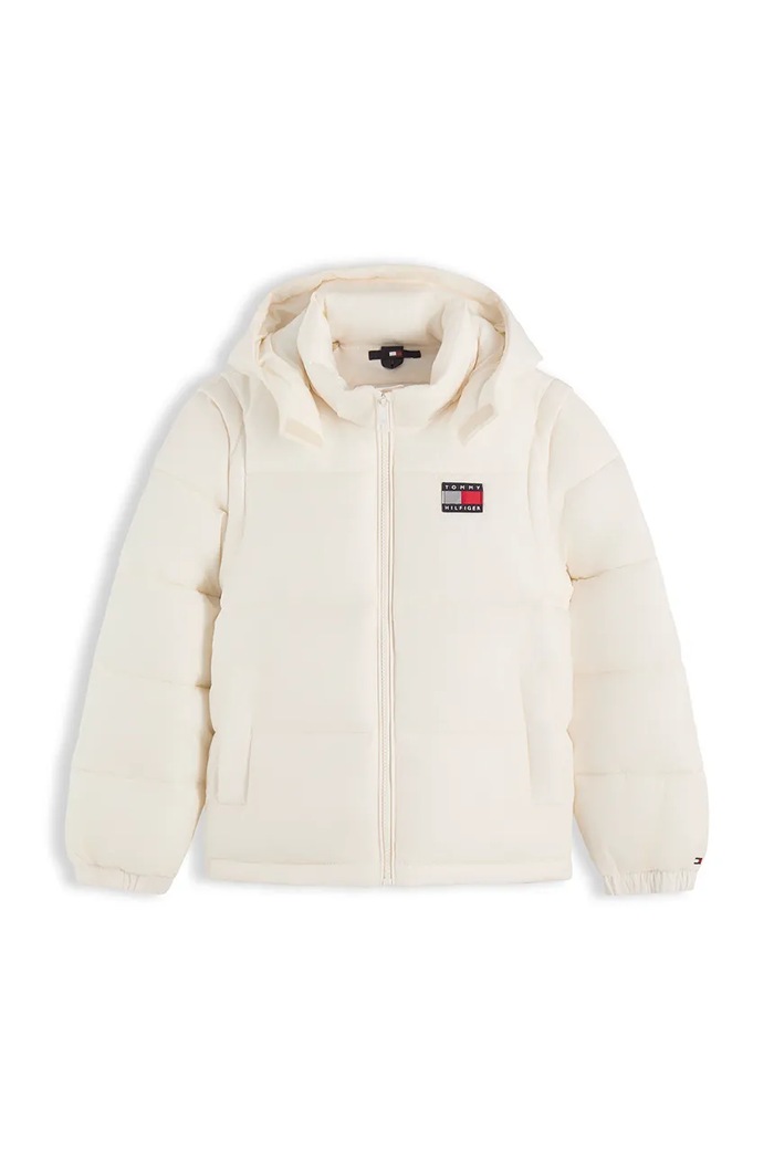 Tommy Hilfiger Kurtka pikowana dziecięca KS0KS00760.104.122.G.9B biały AW26