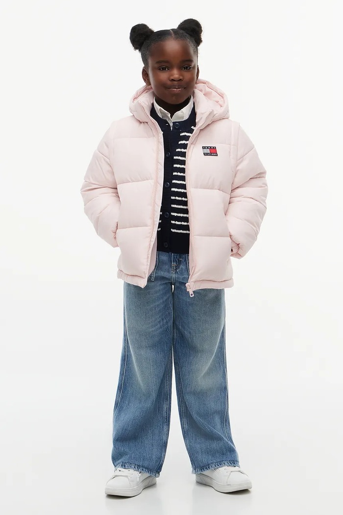 Tommy Hilfiger Kurtka pikowana dziecięca KS0KS00760.104.122.G.9B różowy AW26