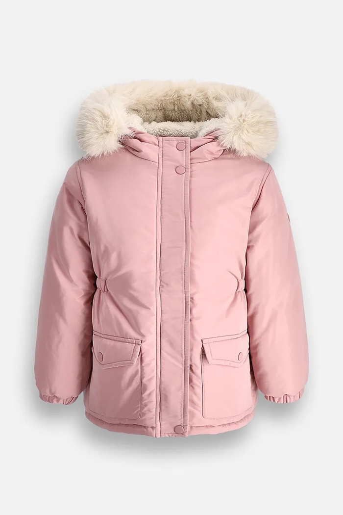 Coccodrillo Kurtka zimowa dziecięca ZC6152106OGK różowy AW26
