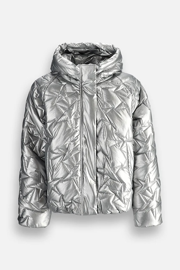 Coccodrillo Kurtka zimowa dziecięca ZC6152105OGJ srebrny AW26