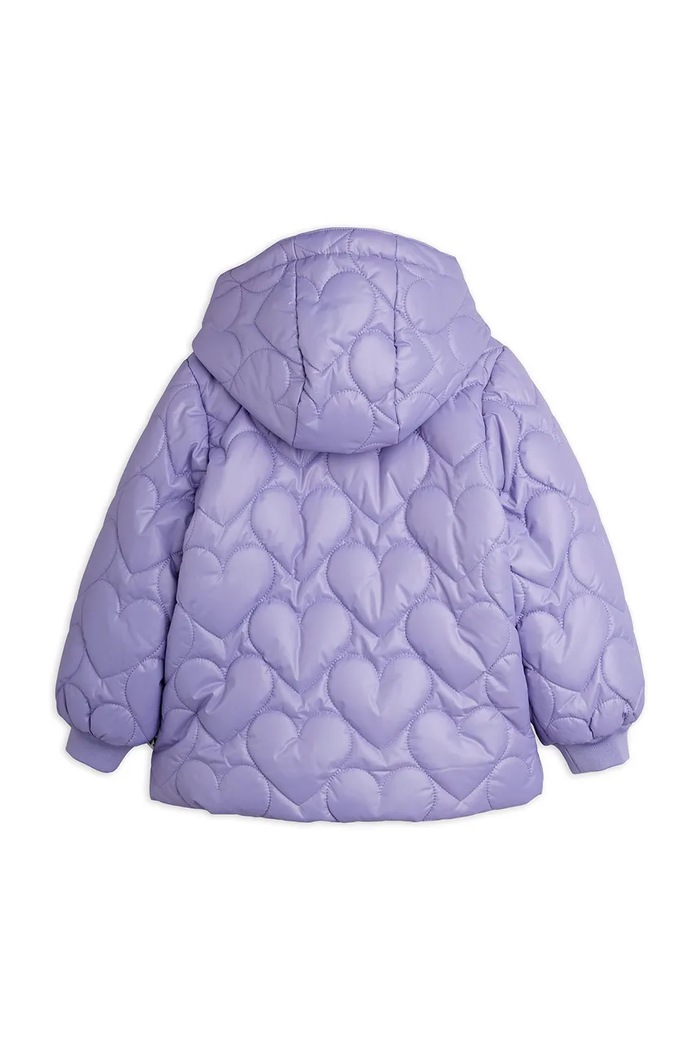 Dziewczynka Mini Rodini kurtka pikowana dziecięca 26710105 fioletowy