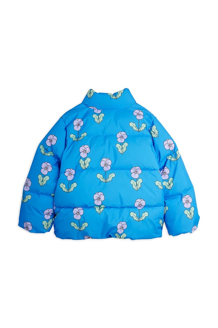 Dziewczynka Mini Rodini kurtka pikowana dziecięca Violas 26710102 niebieski
