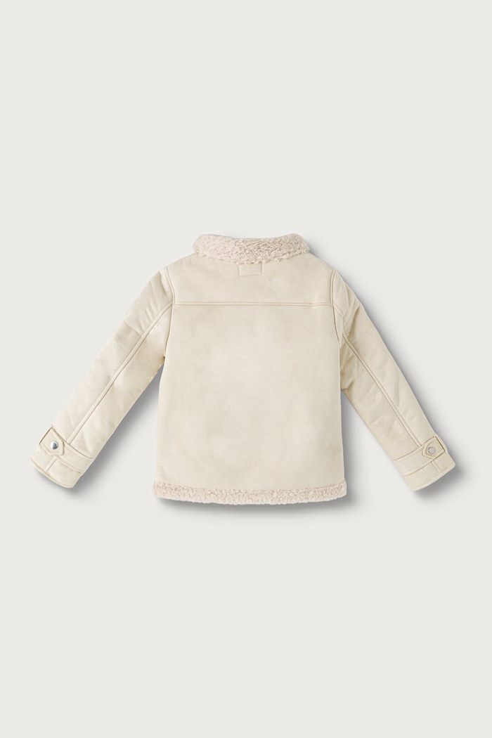 Guess Kurtka kożuch dziecięca J6BL16.W4008.9BY2 beżowy AW26