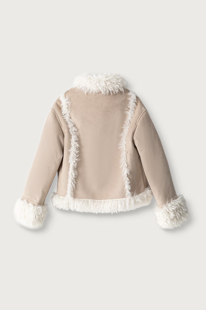 Patrizia Pepe Яке за деца E0000 7O0057 бежов AW26