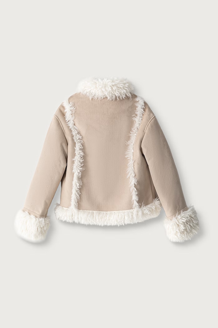 Patrizia Pepe Яке за деца E0000 7O0057 бежов AW26