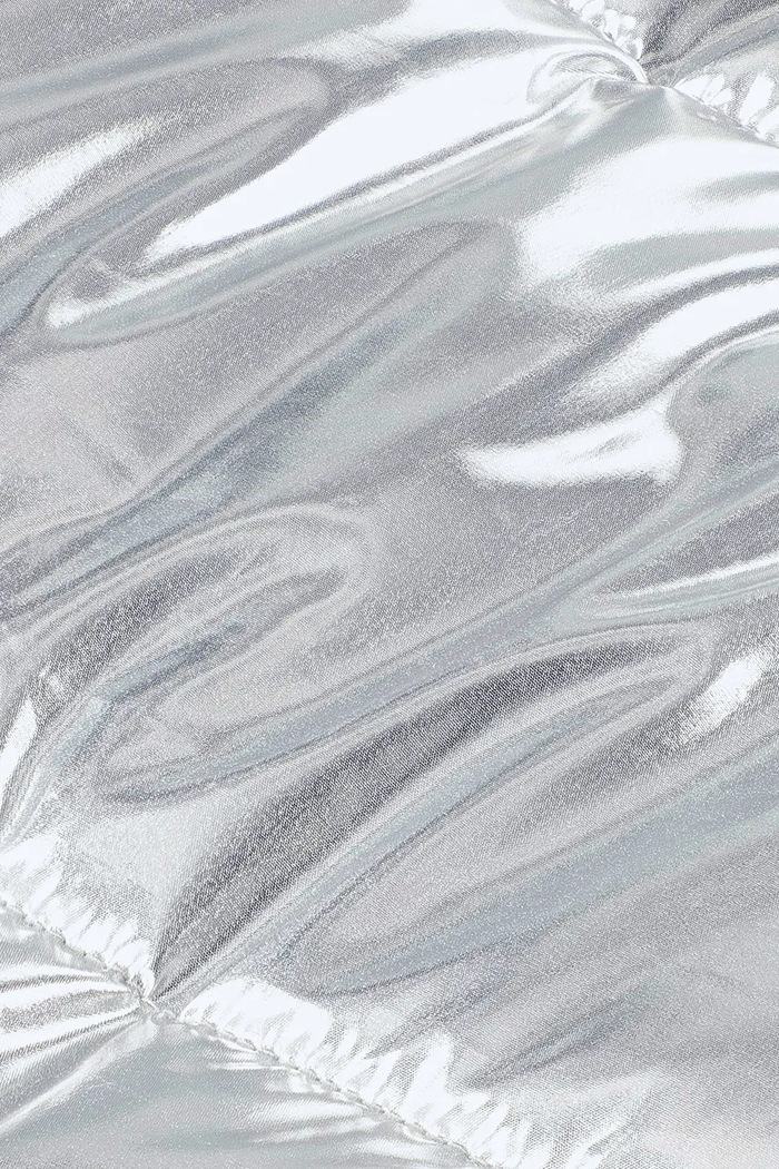 Levi's prešita jakna ženska CORE BATWING PUFFER srebrna 3ER430