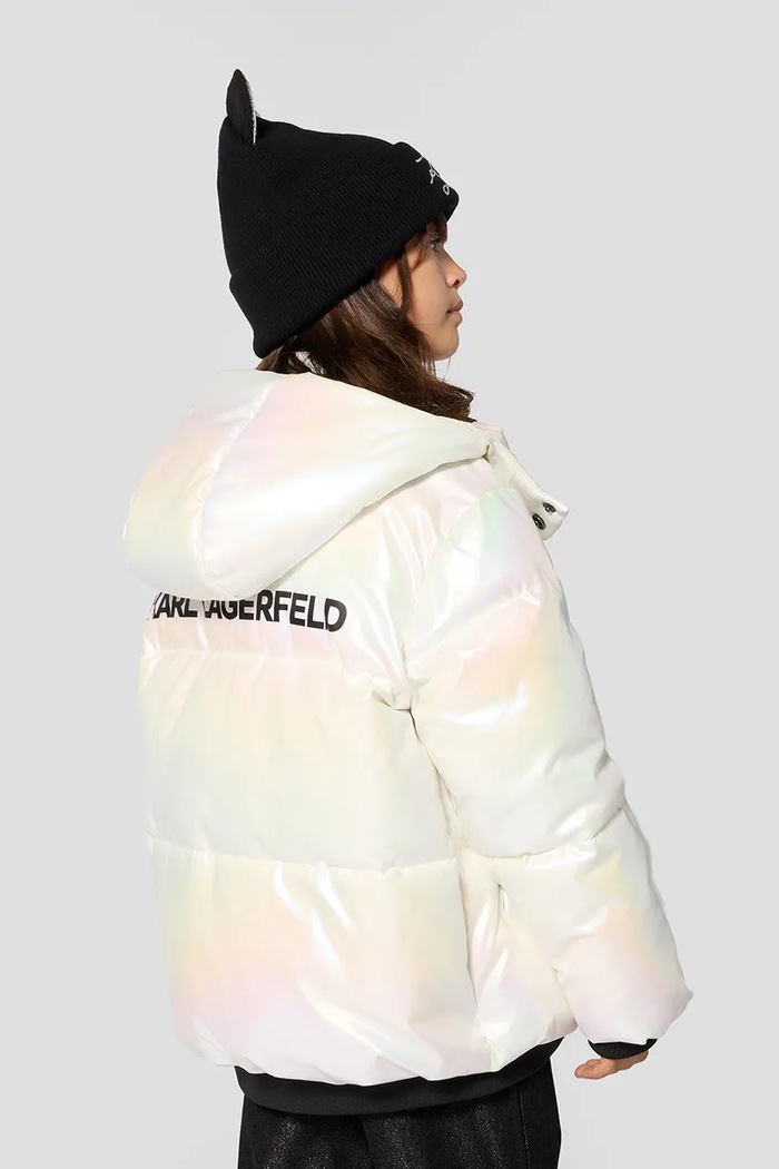 Капитонирано яке за деца Karl Lagerfeld многоцветен Z31357.114.150