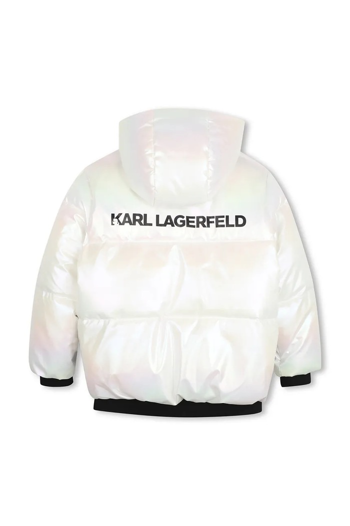 Момиче Karl Lagerfeld Капитонирано яке за деца Z31357.156.162 многоцветен
