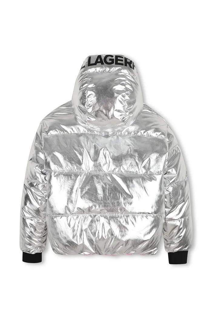 Момиче Karl Lagerfeld Двустранно яке за деца Z31353.114.150 розов