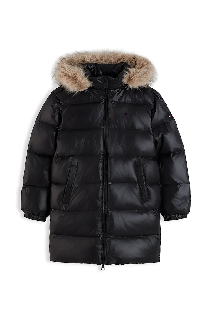 Tommy Hilfiger Kurtka puchowa dziecięca KG0KG09674.128.176.9BY2 czarny AW26