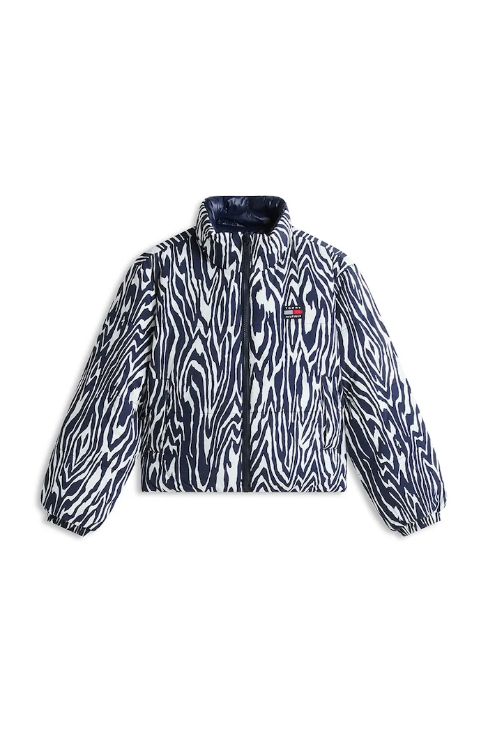 Tommy Hilfiger Kurtka dwustronna dziecięca KG0KG09588.9BY2 granatowy AW26