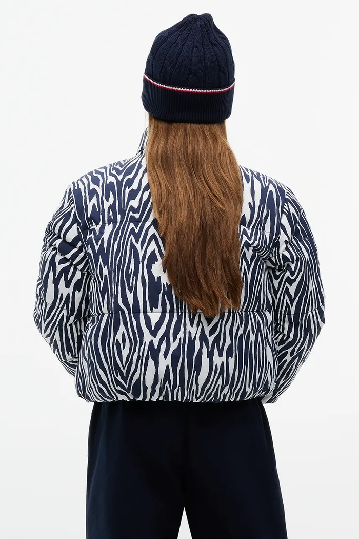 Kurtka dwustronna dziecięca Tommy Hilfiger KG0KG09588.9BY2 granatowy