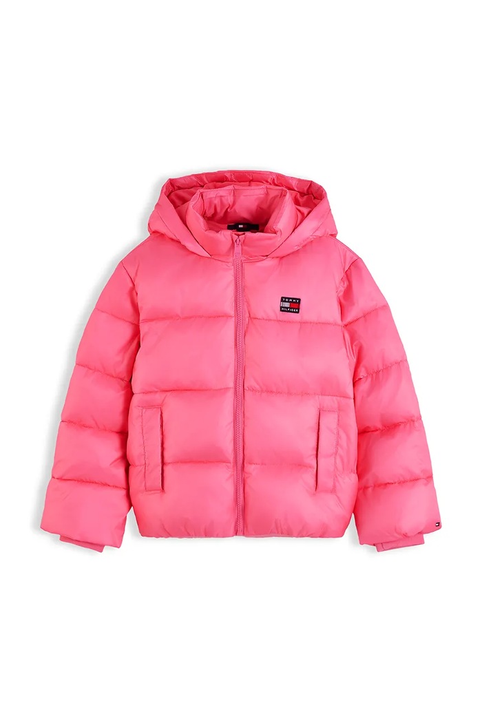 Tommy Hilfiger Kurtka dziecięca KG0KG09586.9BY2 różowy AW26