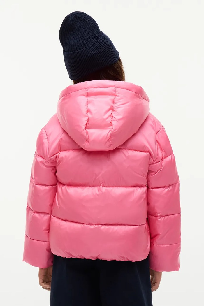 Dziewczynka Tommy Hilfiger Kurtka dziecięca KG0KG09586.9BY2 różowy