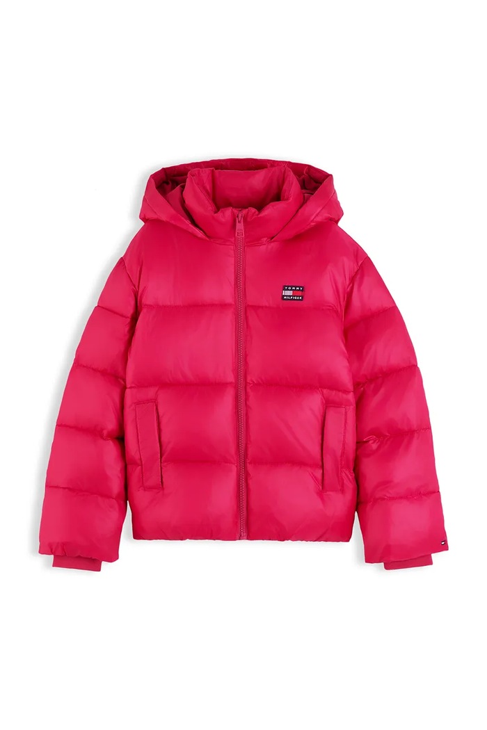 Tommy Hilfiger Kurtka dziecięca KG0KG09586.9BY2 różowy AW26