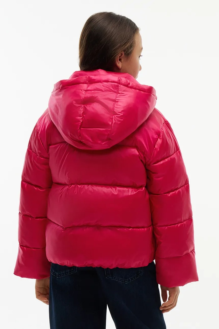 Dziewczynka Tommy Hilfiger Kurtka dziecięca KG0KG09586.9BY2 różowy