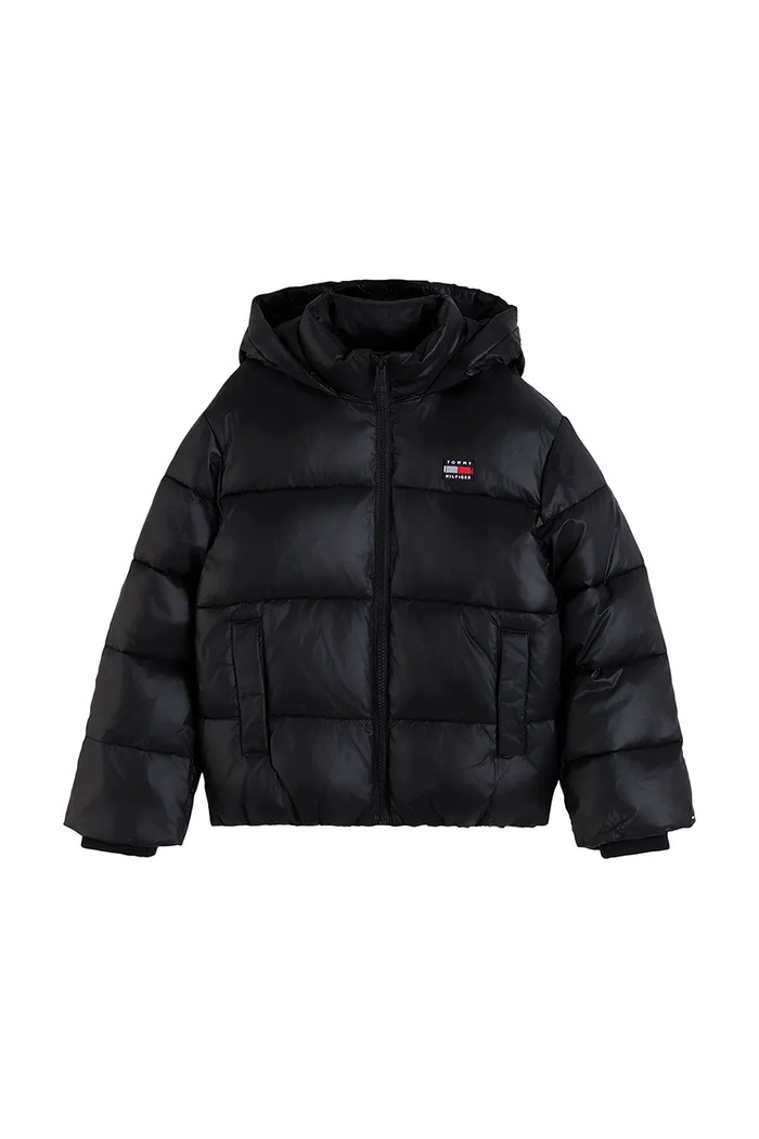 Tommy Hilfiger Kurtka dziecięca KG0KG09586.9BY2 czarny AW26