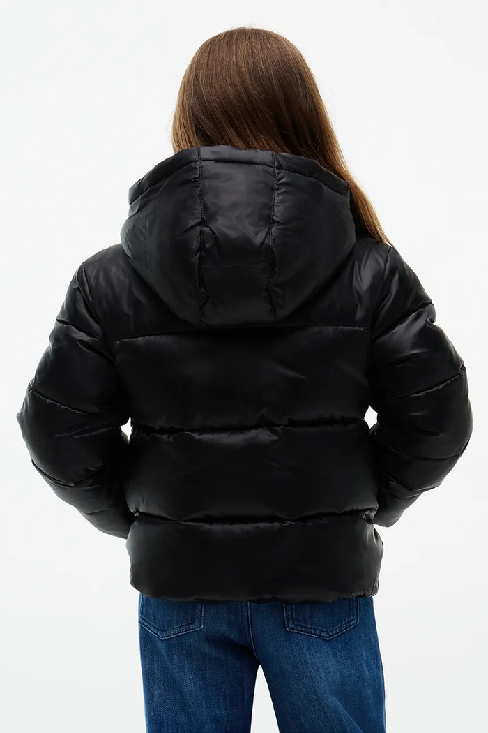 Dziewczynka Tommy Hilfiger Kurtka dziecięca KG0KG09586.9BY2 czarny