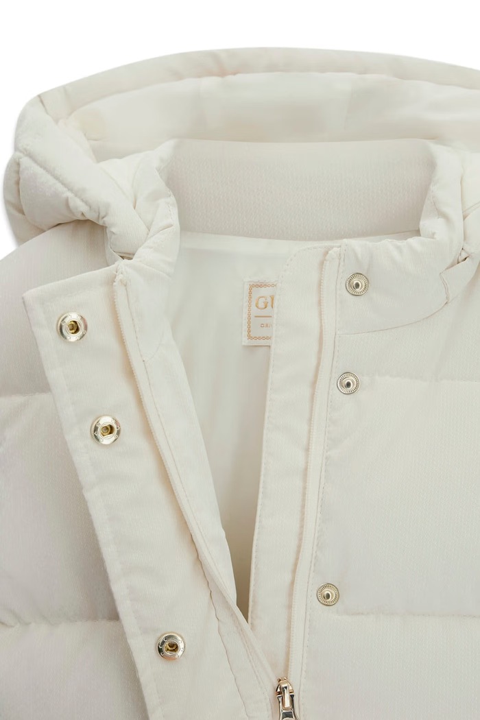 Dievča Guess Zimná bunda detská K6BL08.W3973.9BY2 béžová