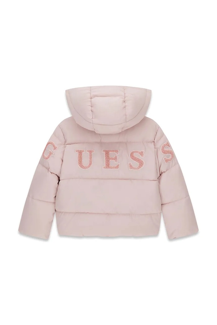 Guess Kurtka pikowana dziecięca K6BL01.W3960.9BY2 różowy AW26