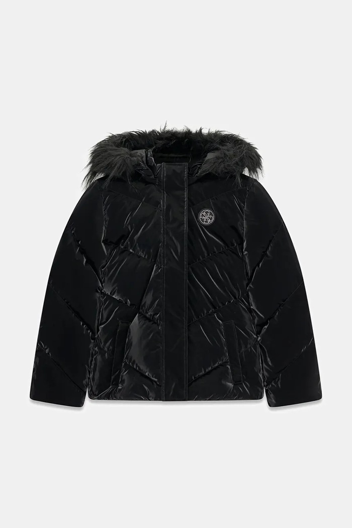 Guess Kurtka zimowa dziecięca czarny J6BL14.W4006.9BY2