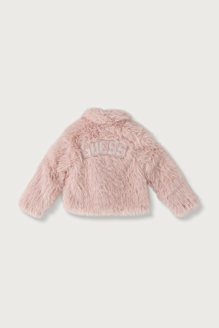 Guess Krótka kurtka dziecięca J6BL06.W3998.9BY2 różowy AW26
