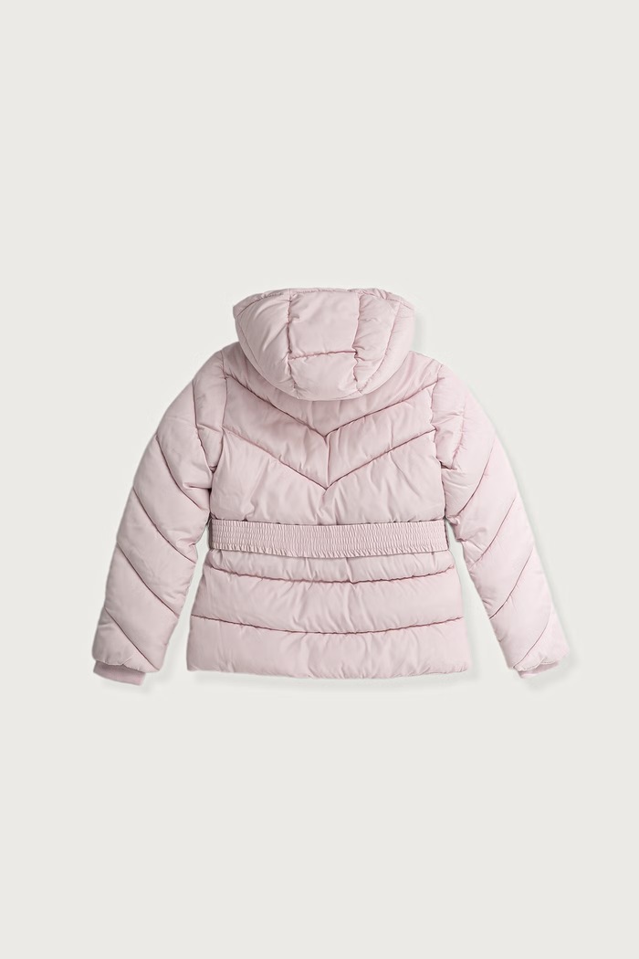 Guess Kurtka pikowana dziecięca J6BL03.W3995.9BY2 różowy AW26