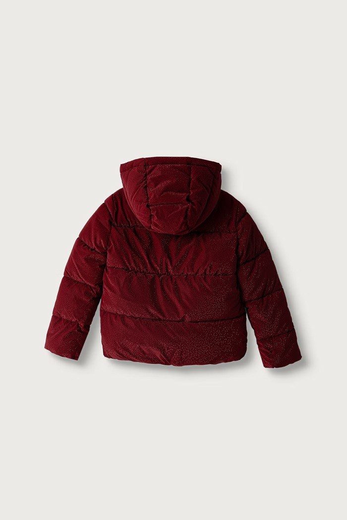 Guess Kurtka pikowana dziecięca J6BL02.W3993.9BY2 bordowy AW26