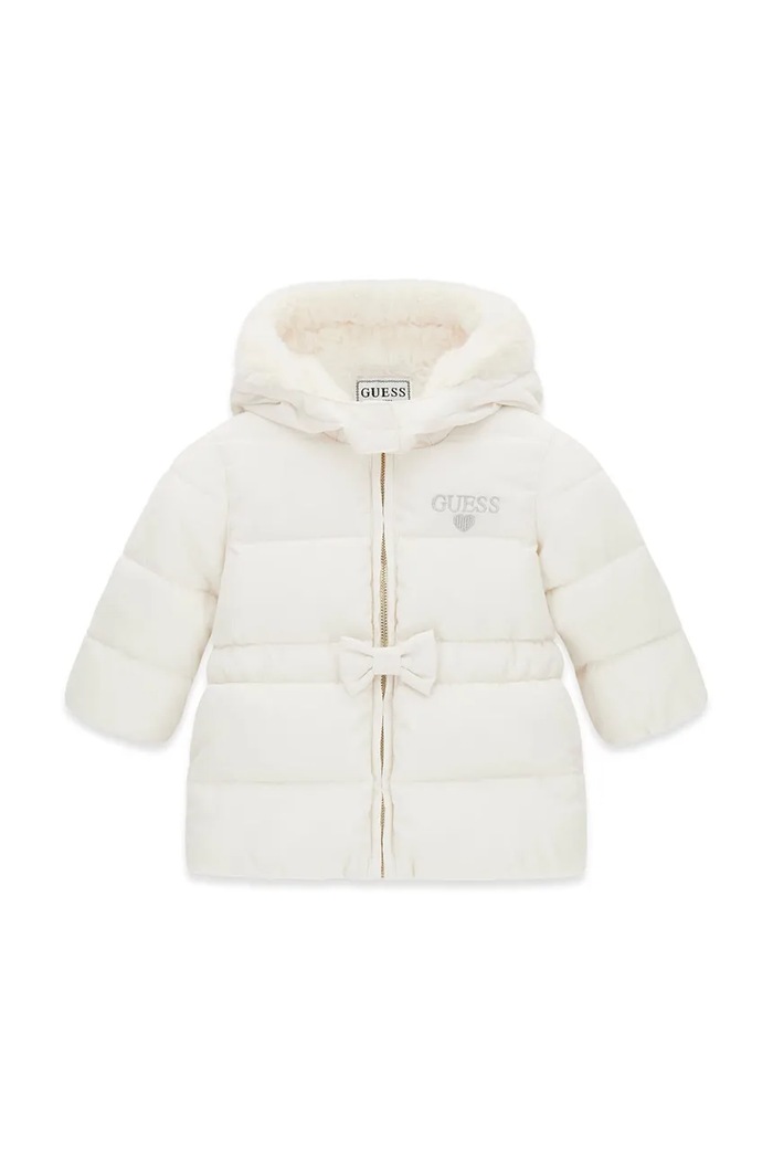 Guess Kurtka pikowana dziecięca beżowy A6BL03.W4031.9BY2
