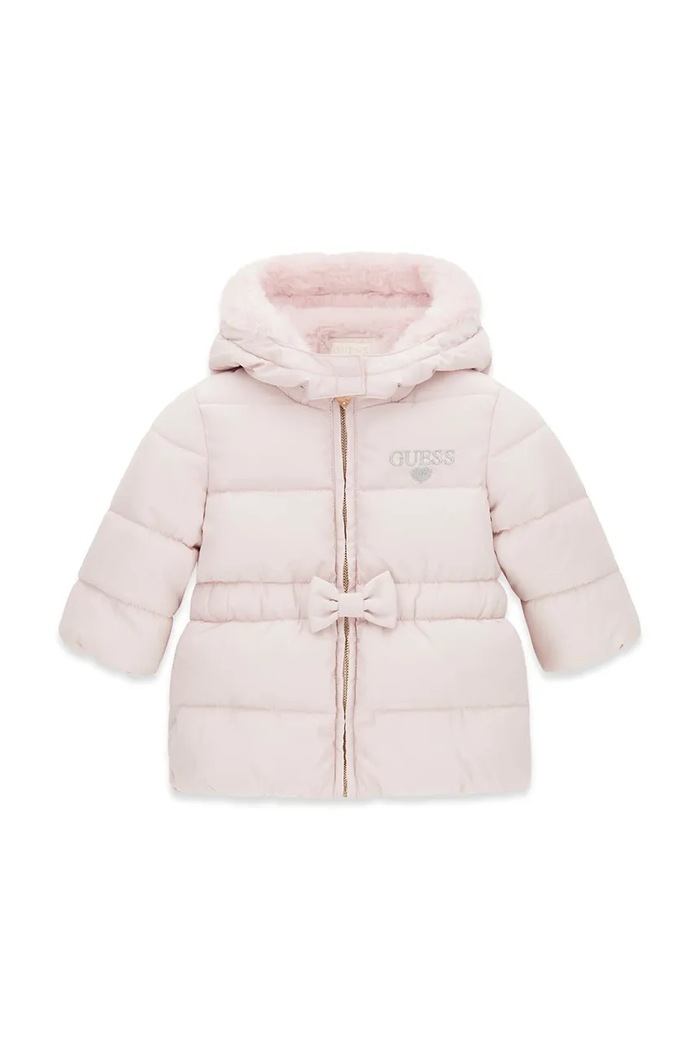 Guess Kurtka pikowana dziecięca różowy A6BL03.W4031.9BY2