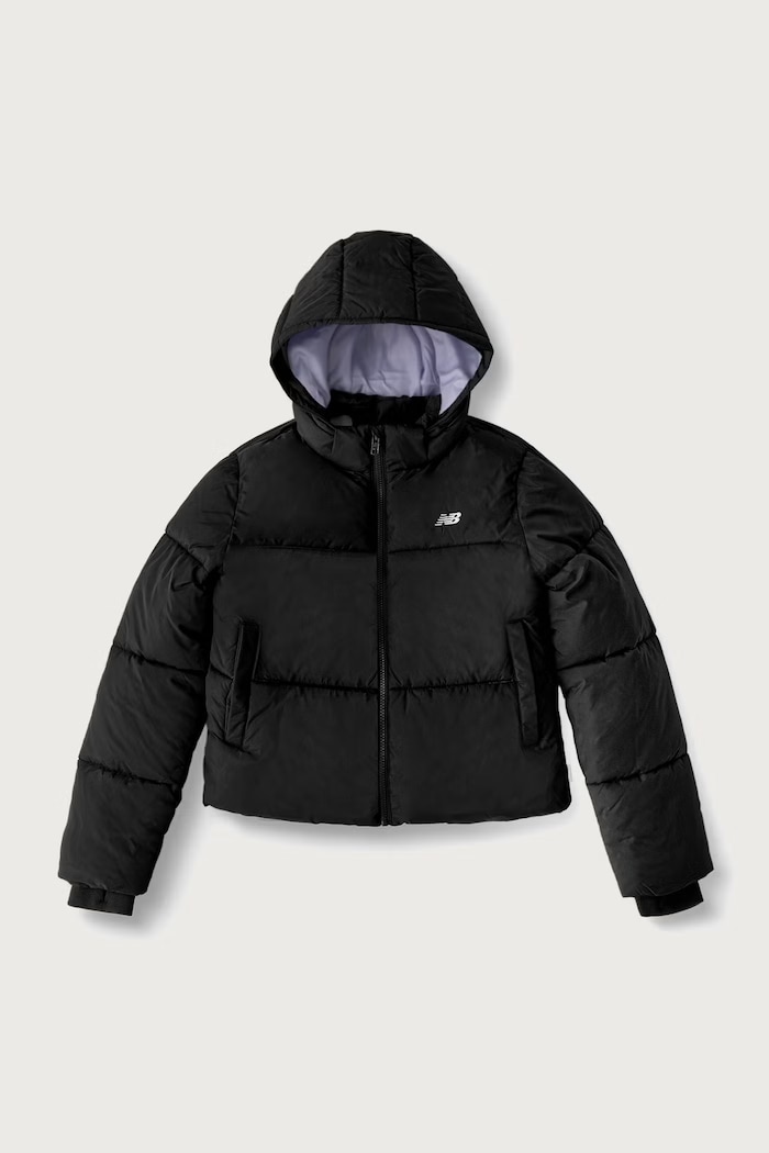New Balance Kurtka pikowana dziecięca czarny YJ62H2WF
