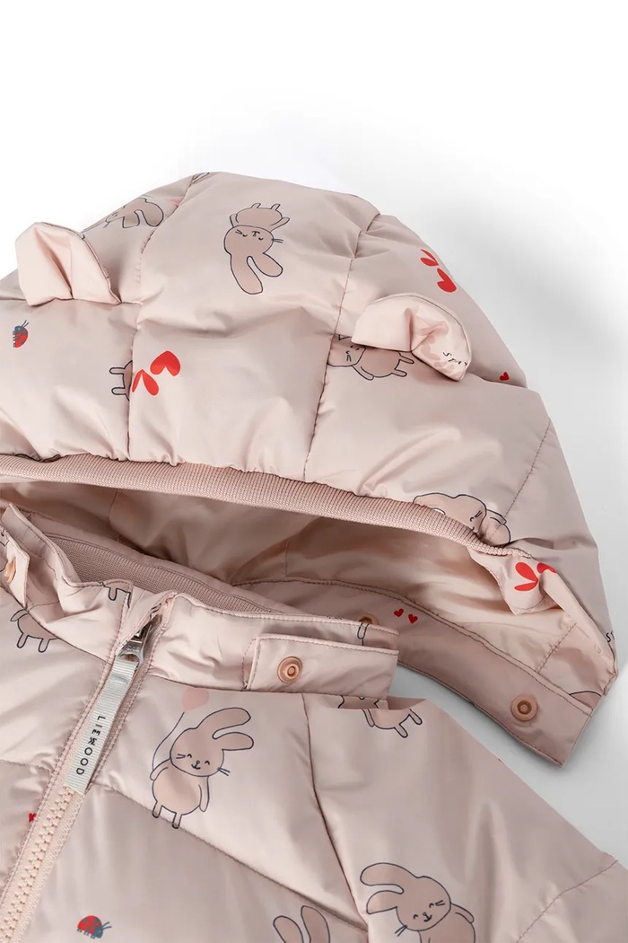 Dziewczynka Liewood Kurtka puchowa dziecięca Polle Down Puffer Jacket LW21046.G.9BY2 różowy