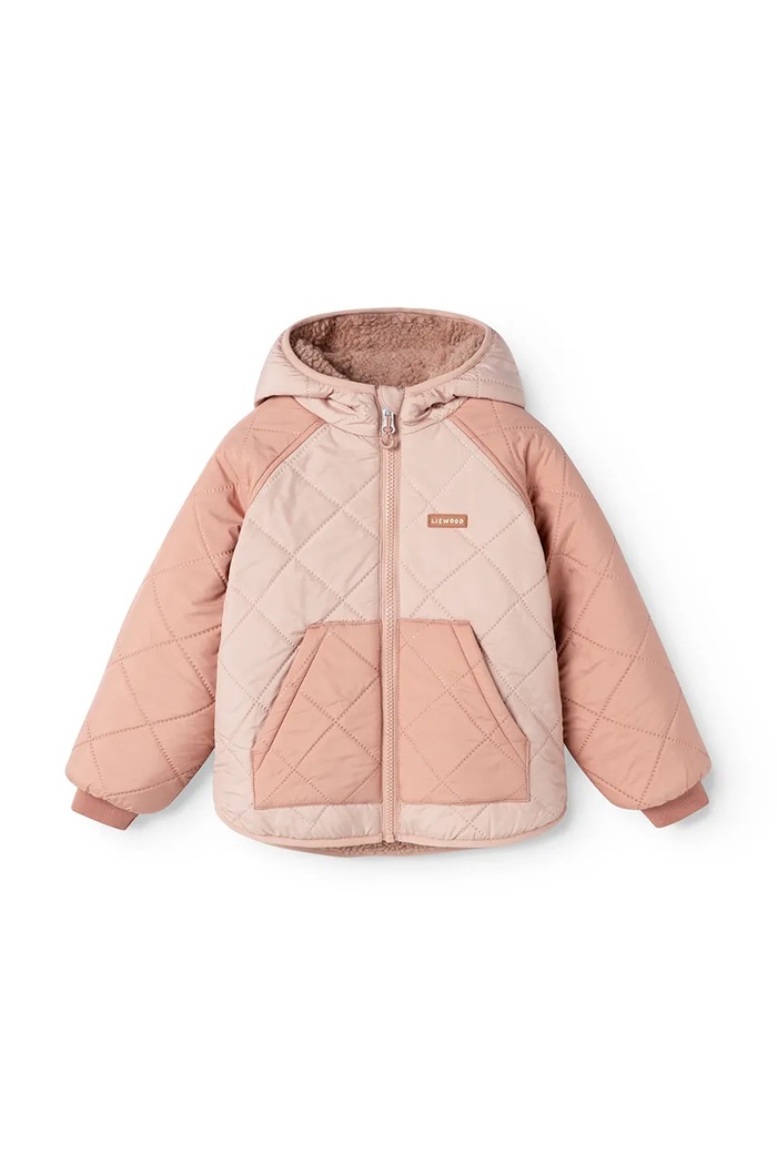 Kurtka dwustronna dziecięca Jackson Reversible Jacket Liewood LW21040.G.9BY2 różowy
