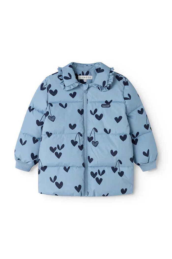 Liewood Kurtka pikowana dziecięca Anemone Jacket niebieski LW20965.9BY2