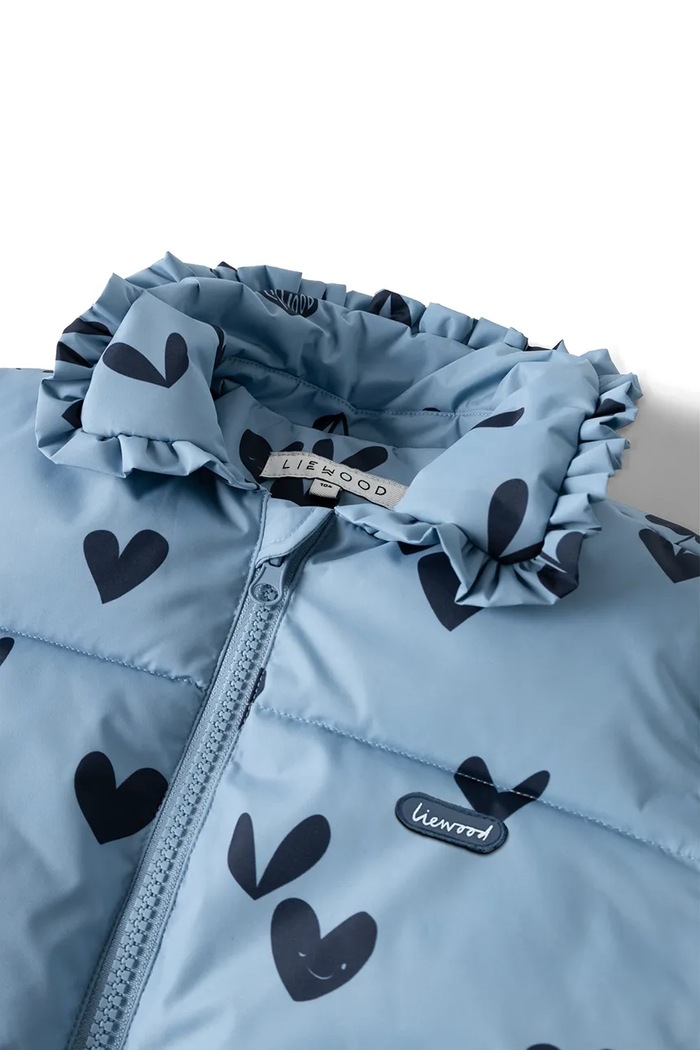 Kurtka pikowana dziecięca Anemone Jacket Liewood LW20965.9BY2 niebieski