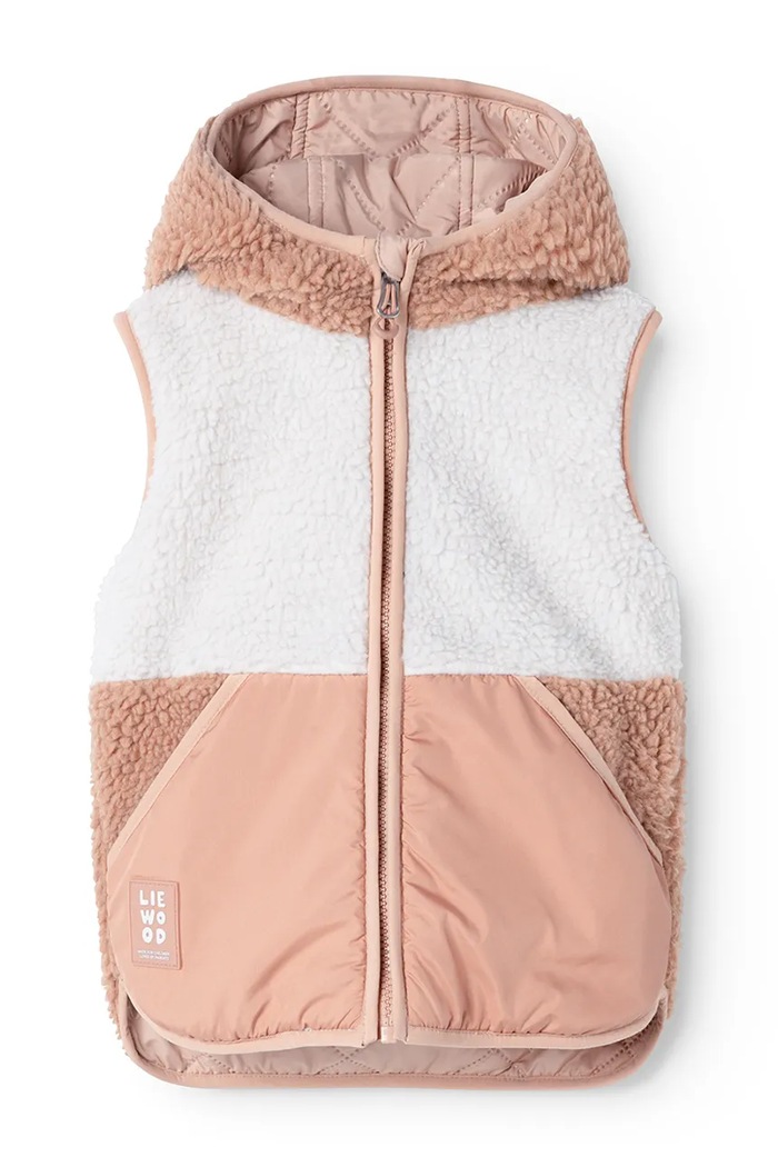 Liewood Bezrękawnik dwustronny dziecięcy Diana Reversible Vest LW20046.G.9BY2 różowy AW26