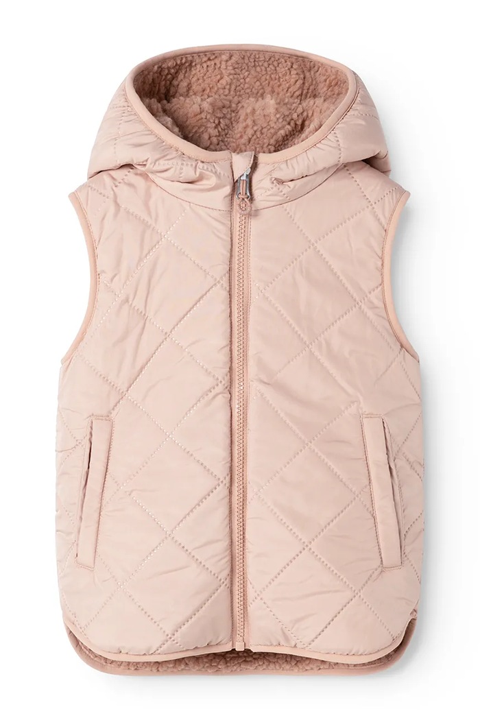 Dziewczynka Liewood Bezrękawnik dwustronny dziecięcy Diana Reversible Vest LW20046.G.9BY2 różowy