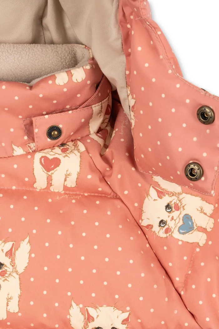 Prešívaná bunda detská NUKA JACKET GRS Konges Sløjd KS105752.G.9BY2 ružová