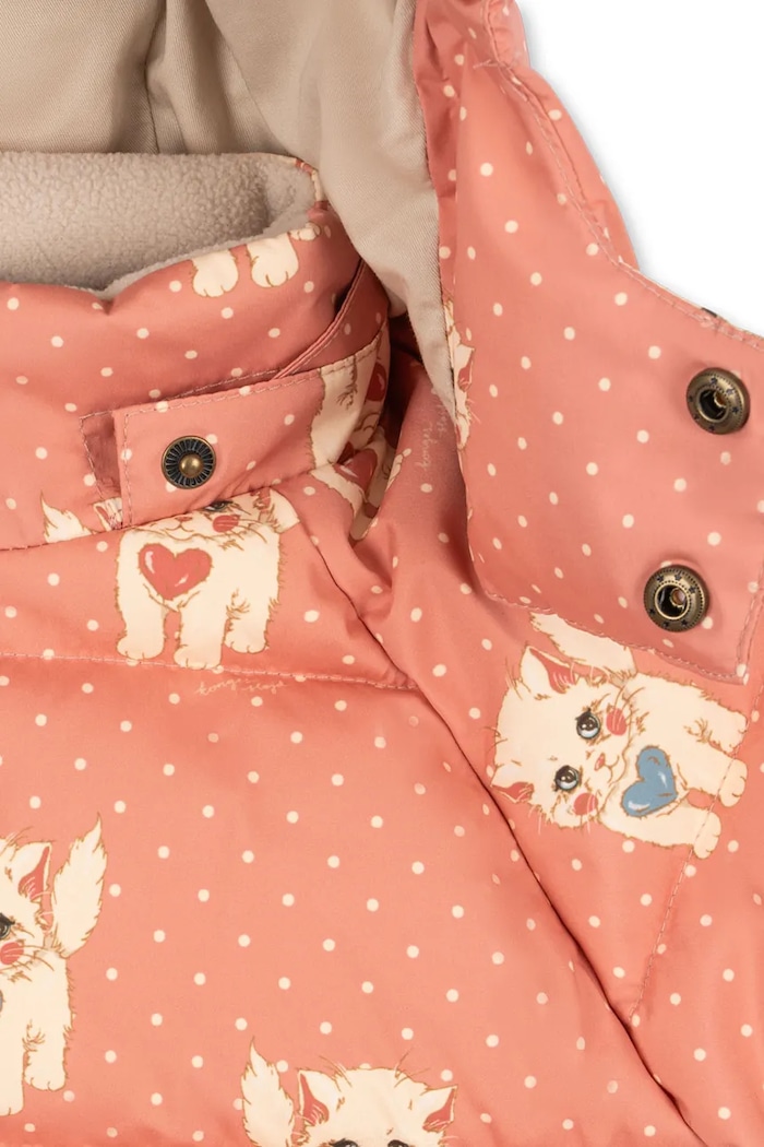 Prešívaná bunda detská NUKA JACKET GRS Konges Sløjd KS105752.G.9BY2 ružová
